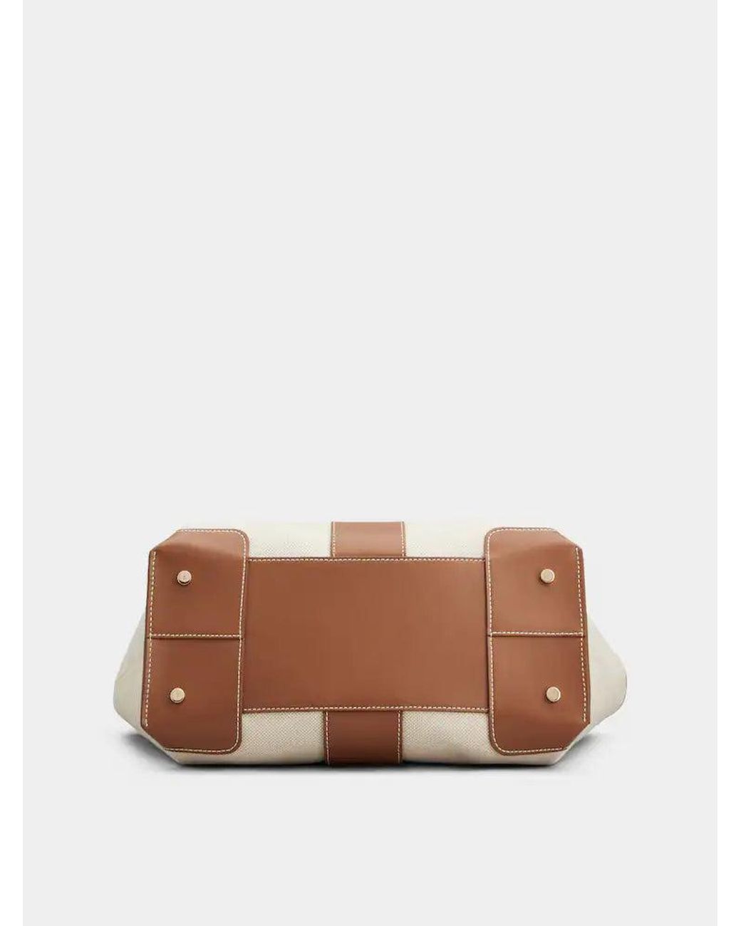 Roger Vivier Natural Viv' Choc Tote Bag
