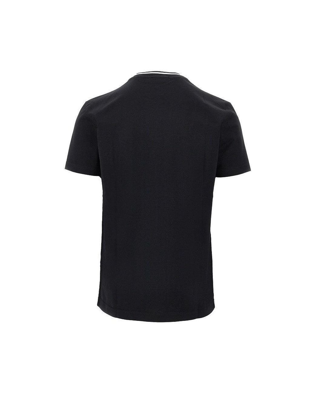 Dolce & Gabbana Black Dolce&Gabbana Cotton T-Shirt for men