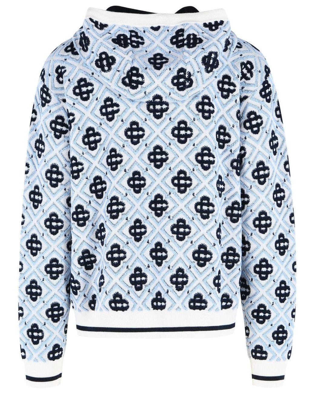 Casablanca Blue Wool Sweatshirt for men