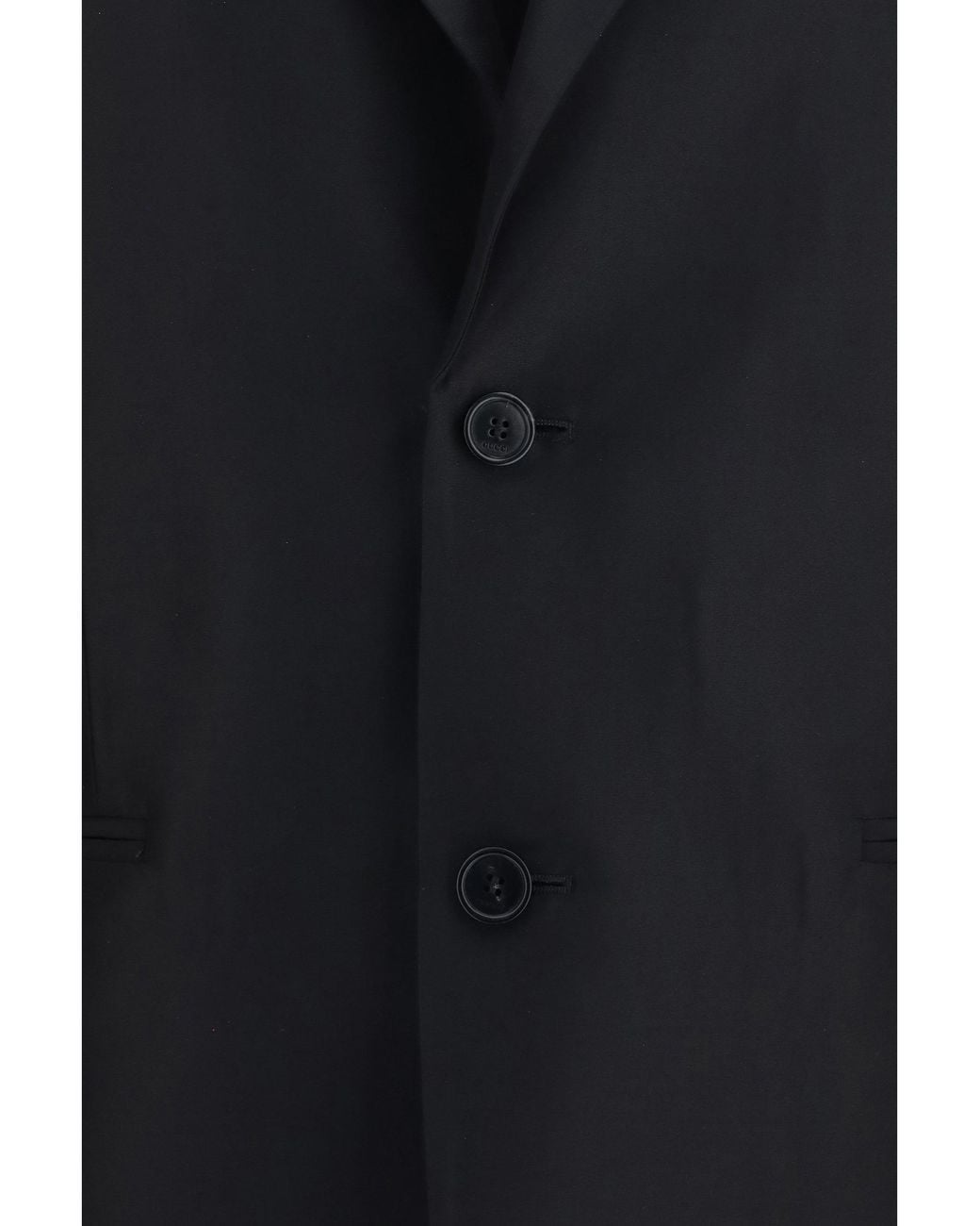 Gucci Black Jacket Silk Faille