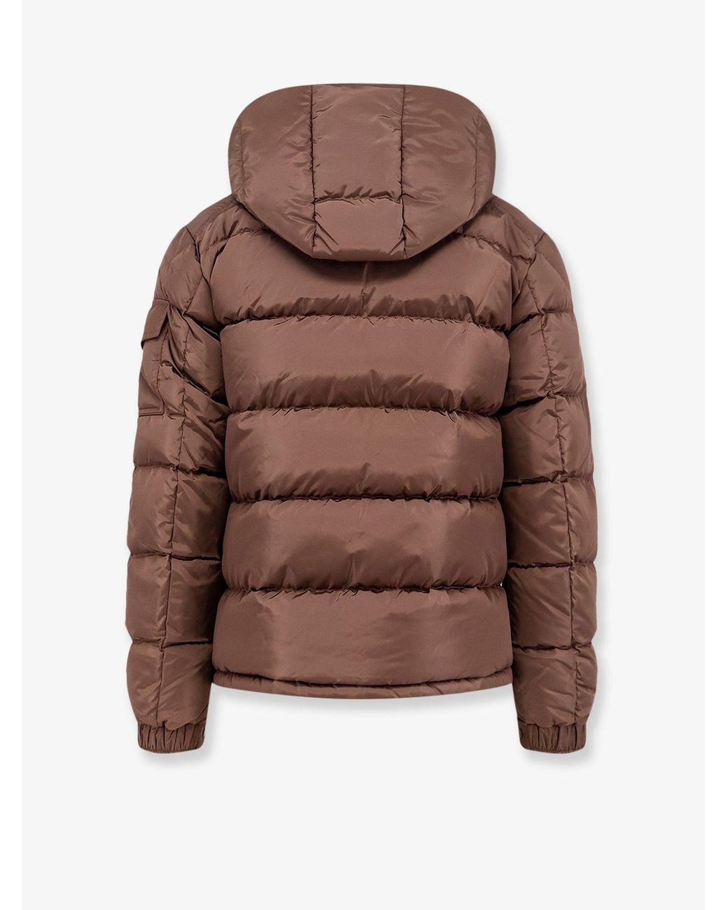 Moncler Brown Recycled Material Maya Down Jacket for men
