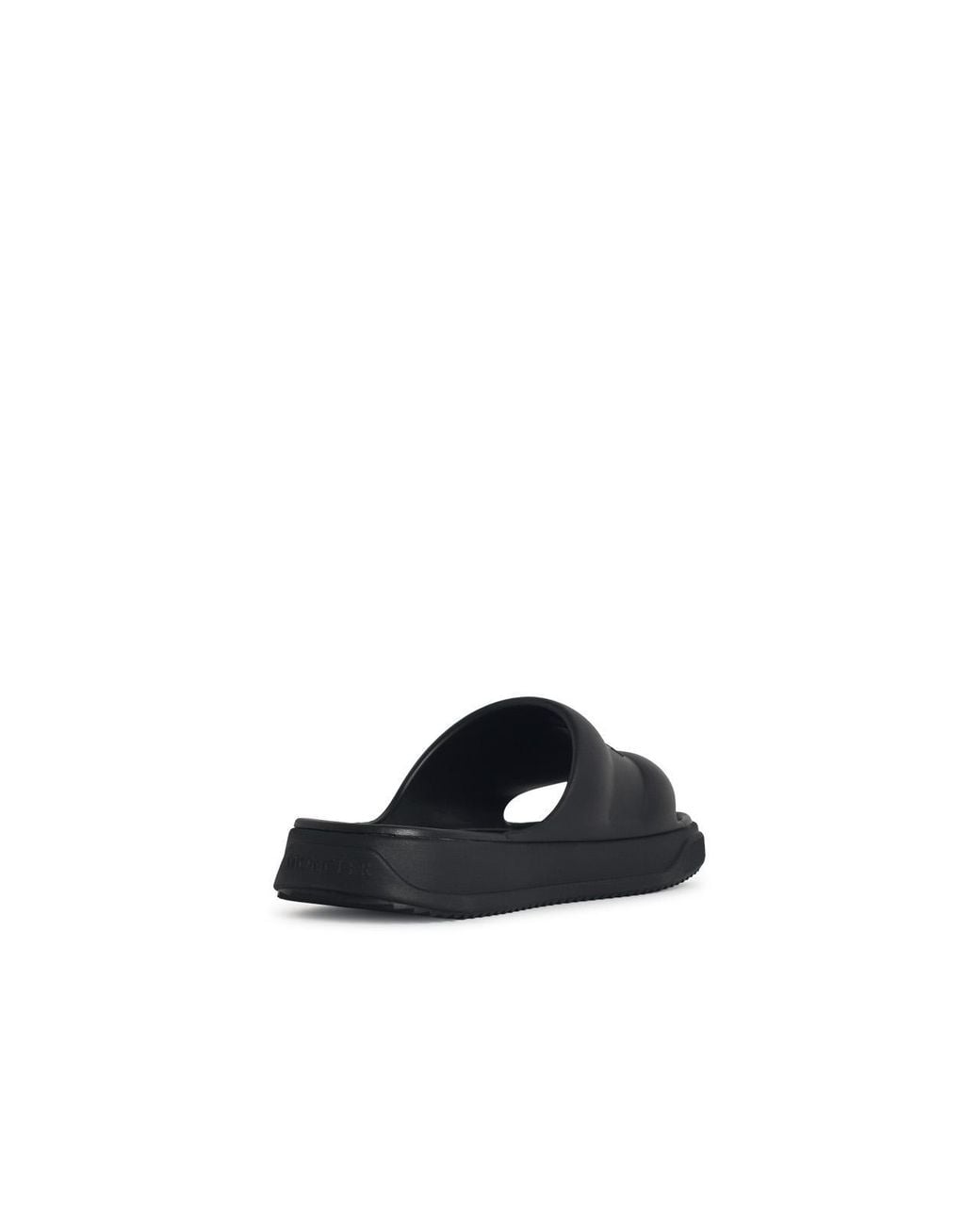 Moncler White Altive' Rubber Slides