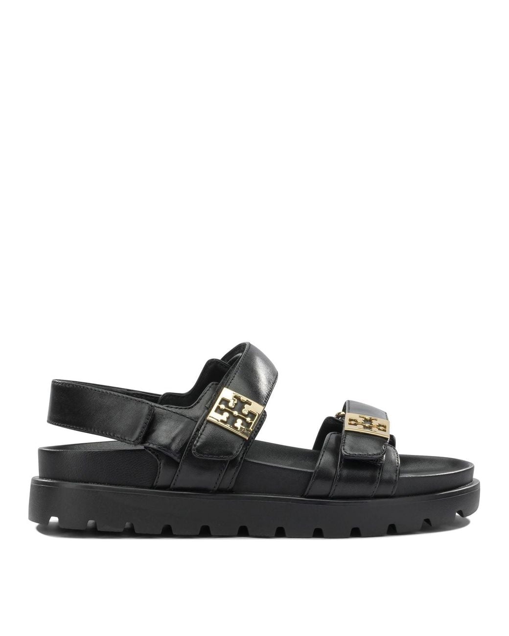 Tory Burch Black Bovine Leather Sandals