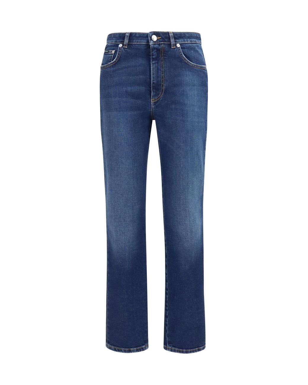 Dolce & Gabbana Blue Five-Pocket Denim Jeans Cotton Trousers