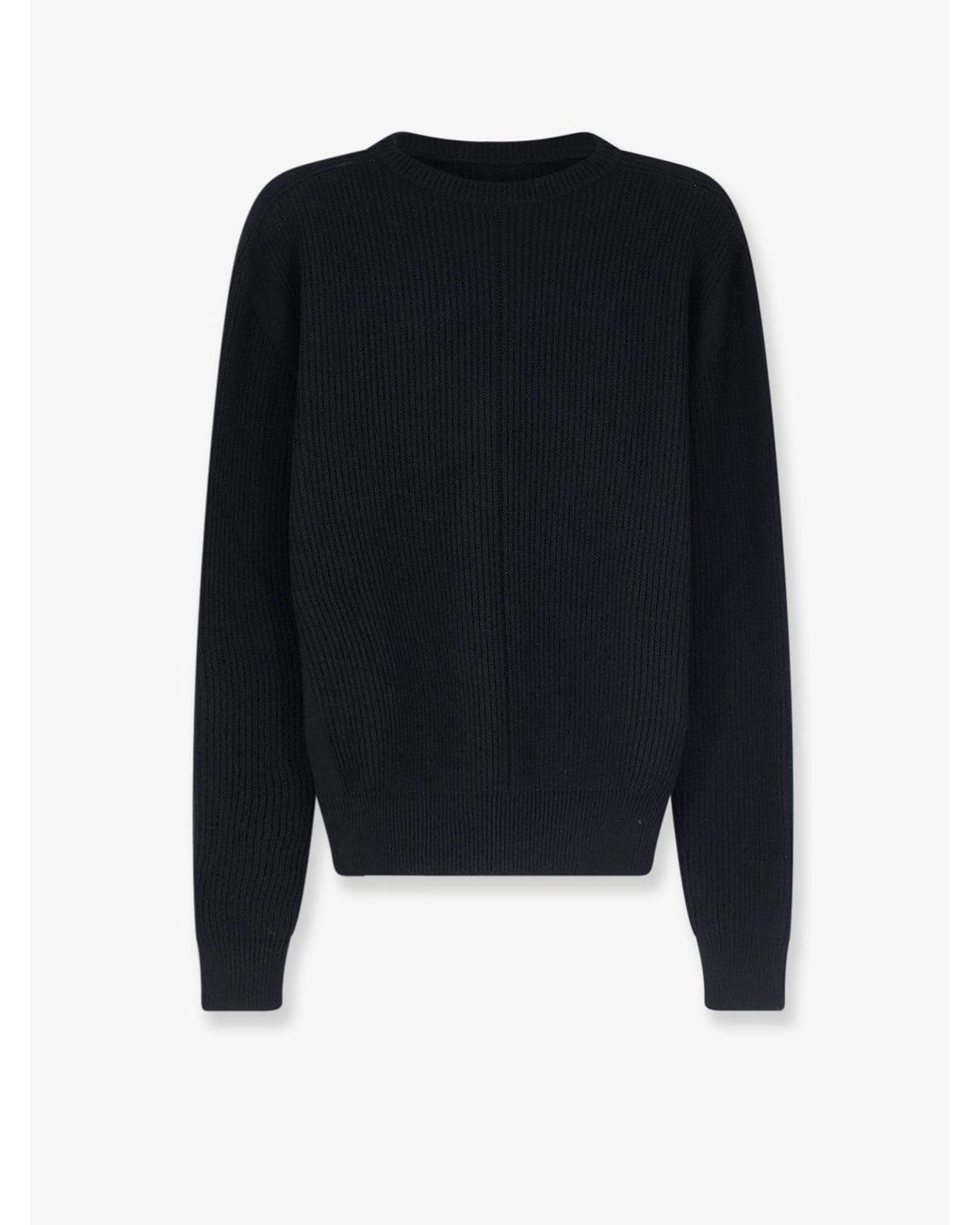 Rick Owens Blue Virgin Wool Sweater for men