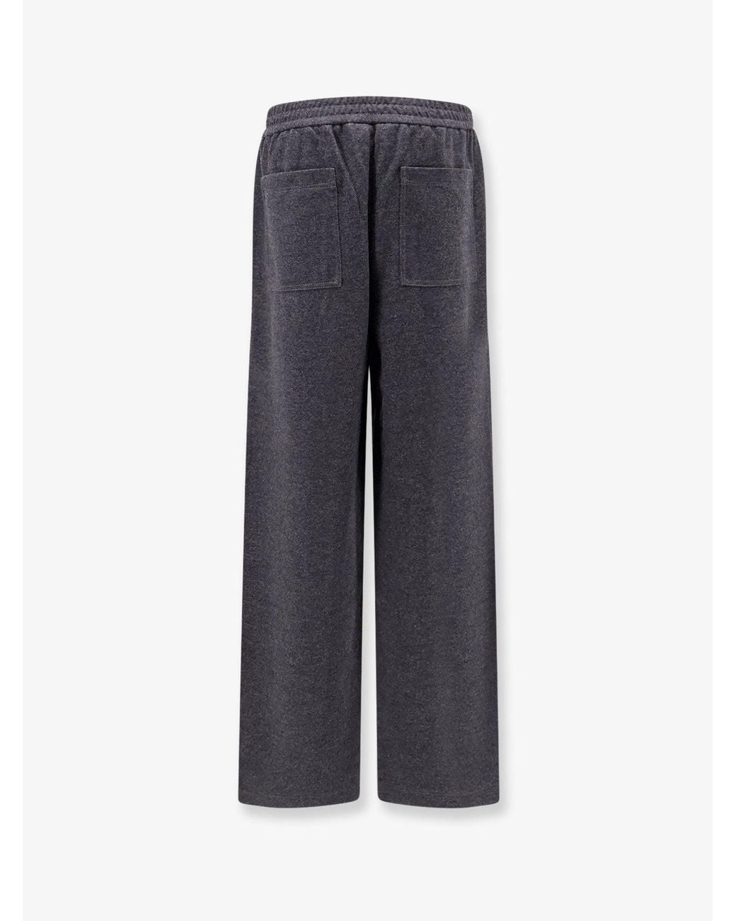 Brunello Cucinelli Blue Cashmere Interlock Track Pants