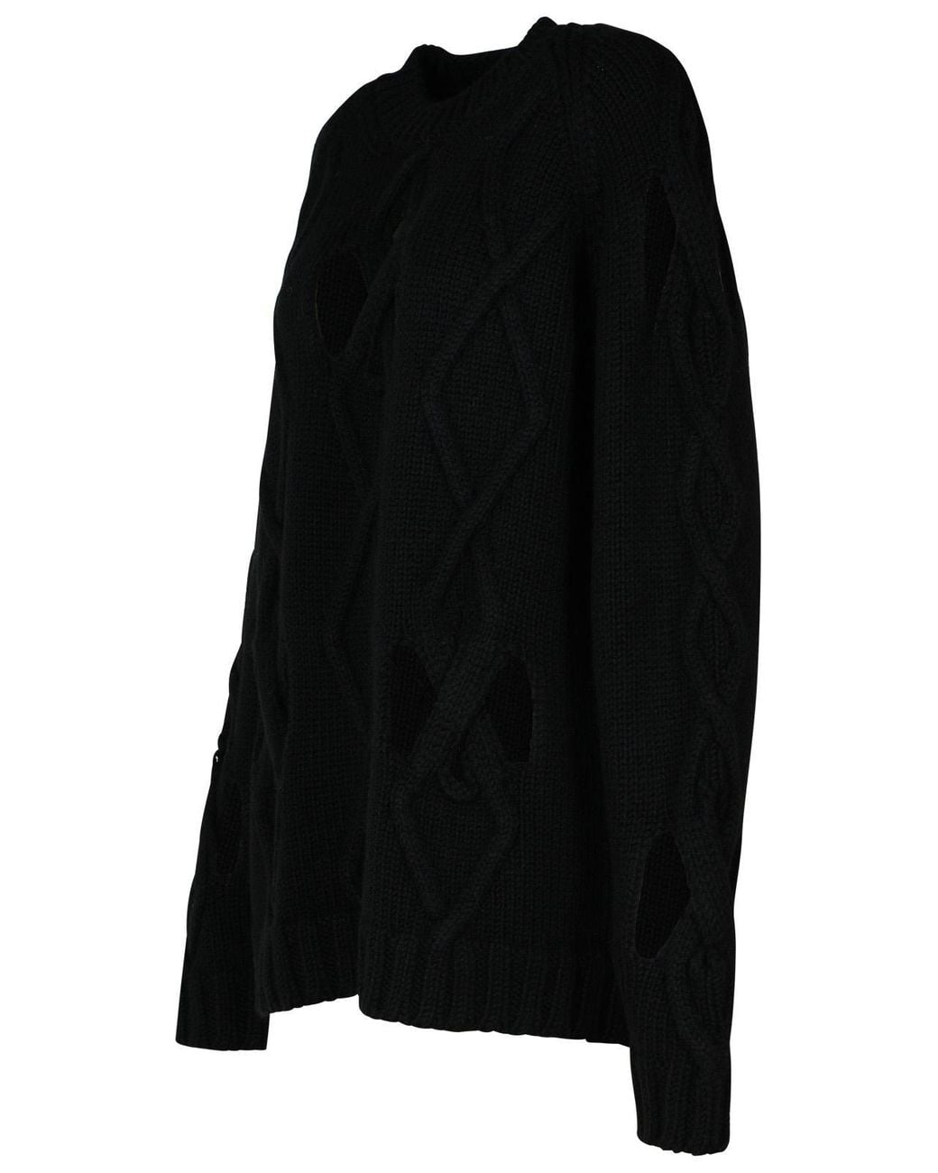 Versace Black Wool Blend Sweater for men
