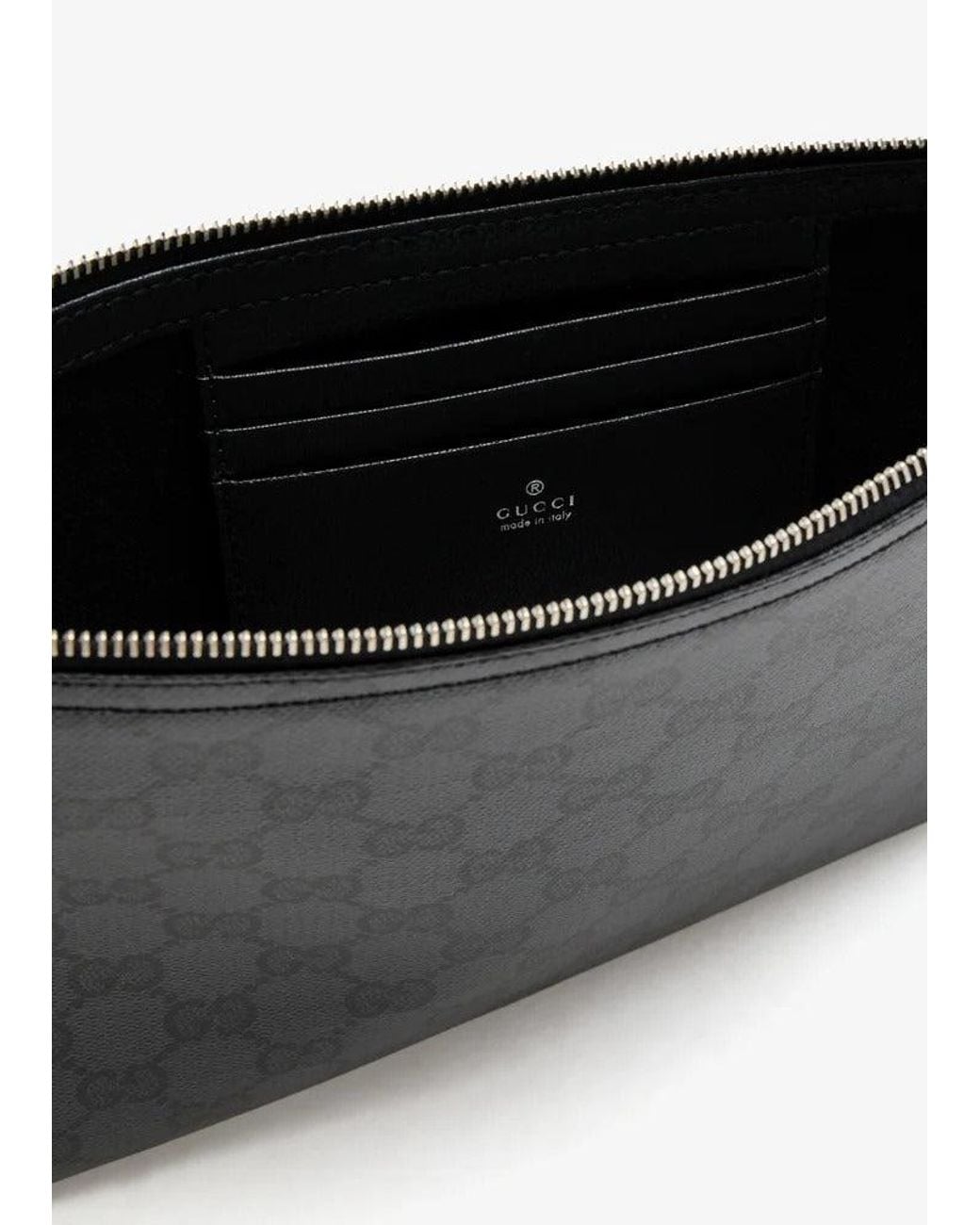 Gucci Black Essence Classic Medium Pouch for men