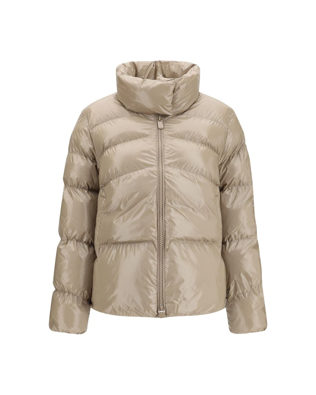 Pinko Natural Glossy Quilted Puffer Jacket