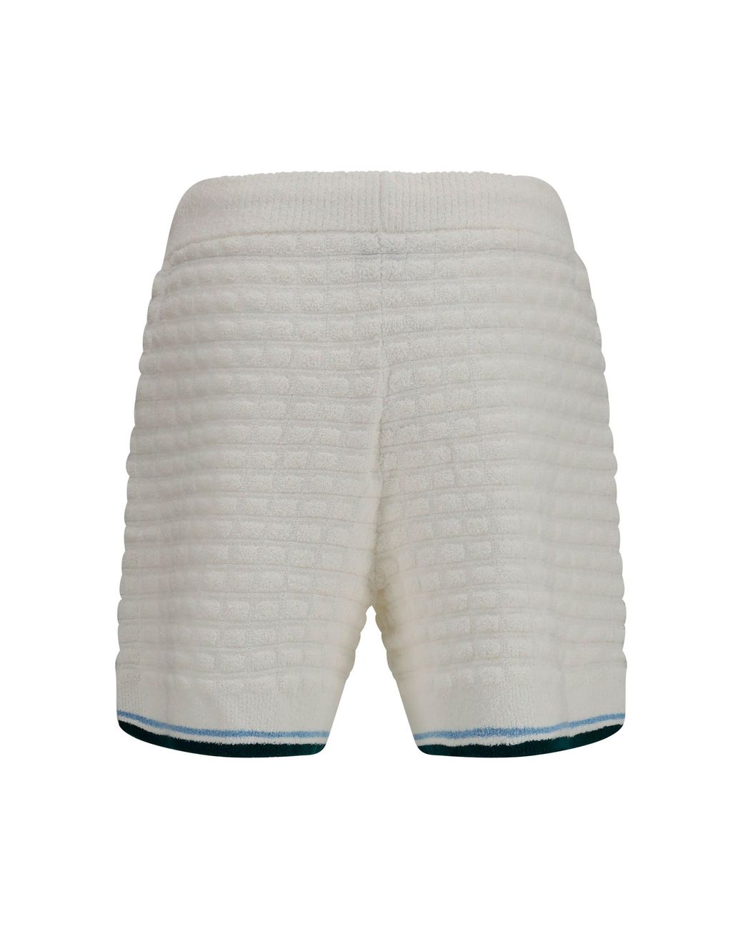 Casablanca Gray Bouclé Tennis Shorts for men