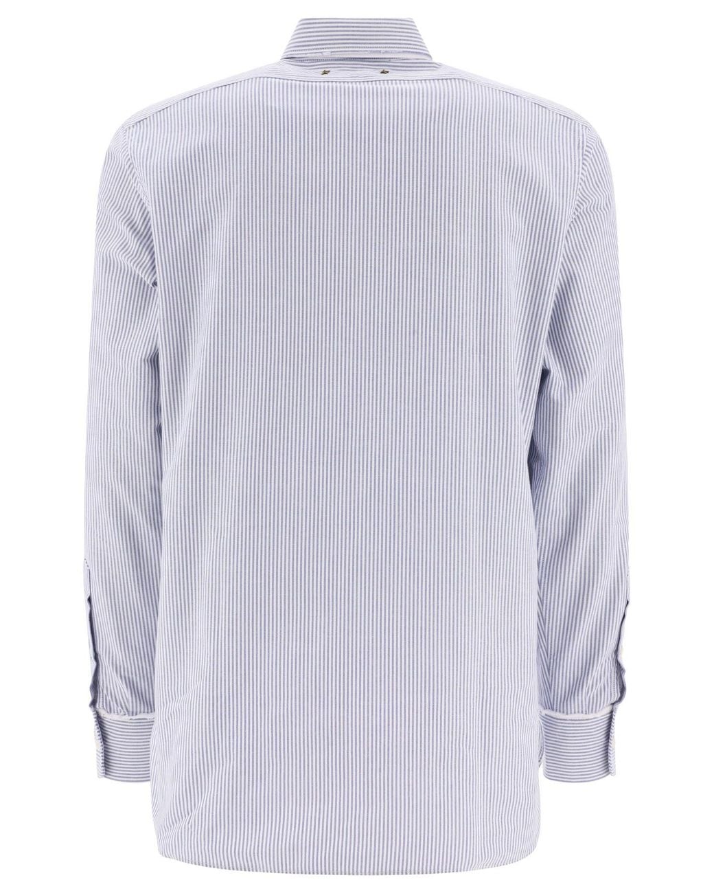 Golden Goose Deluxe Brand Blue "Alvise" Casual Shirt for men
