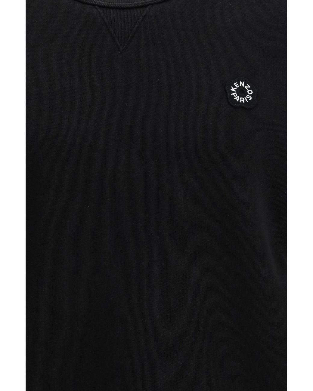 KENZO Black Boke Flower 2.0 Embroidered Cotton Sweatshirt for men