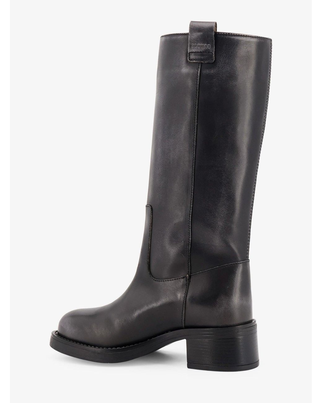 Alohas Black Sajan Leather Boots