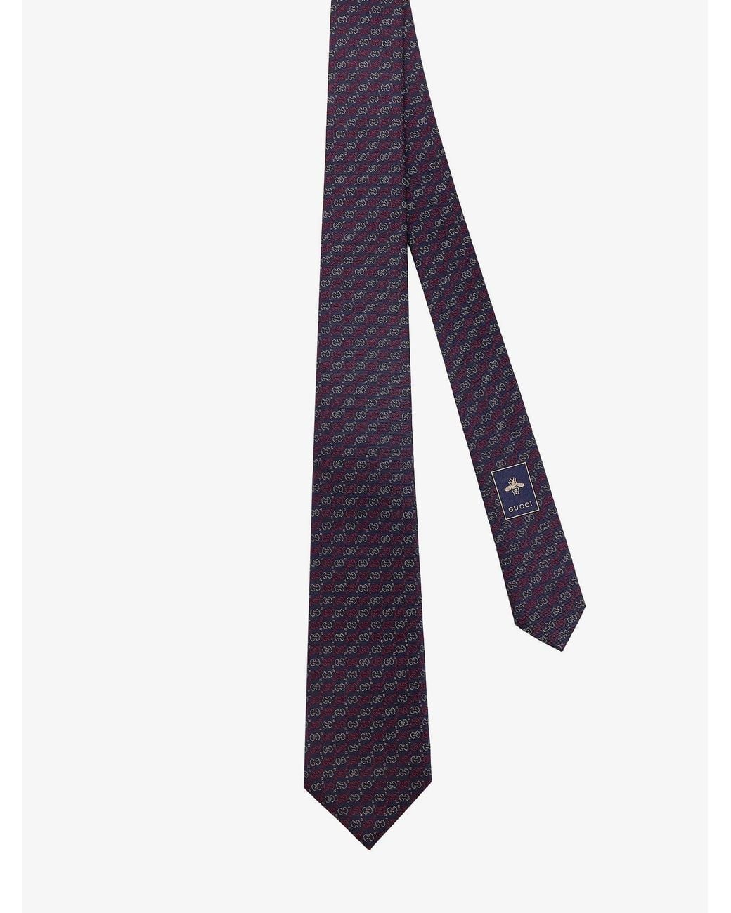 Gucci Blue Pixy Silk Tie for men