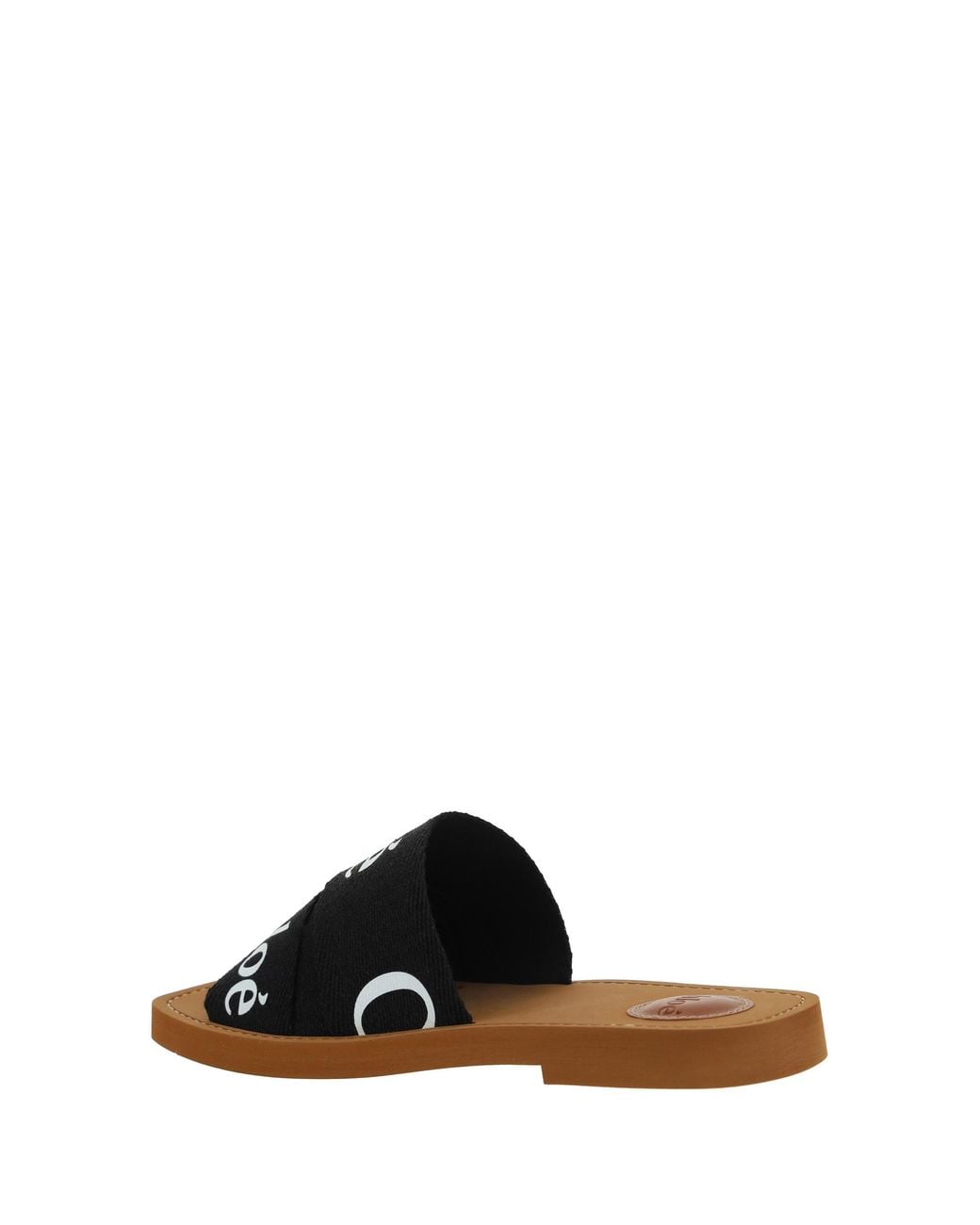 Chloé Black Woody Sandals