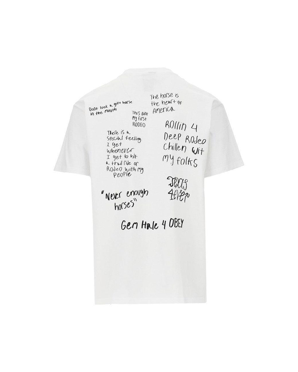 Obey White Rodeo Queen' T-Shirt for men
