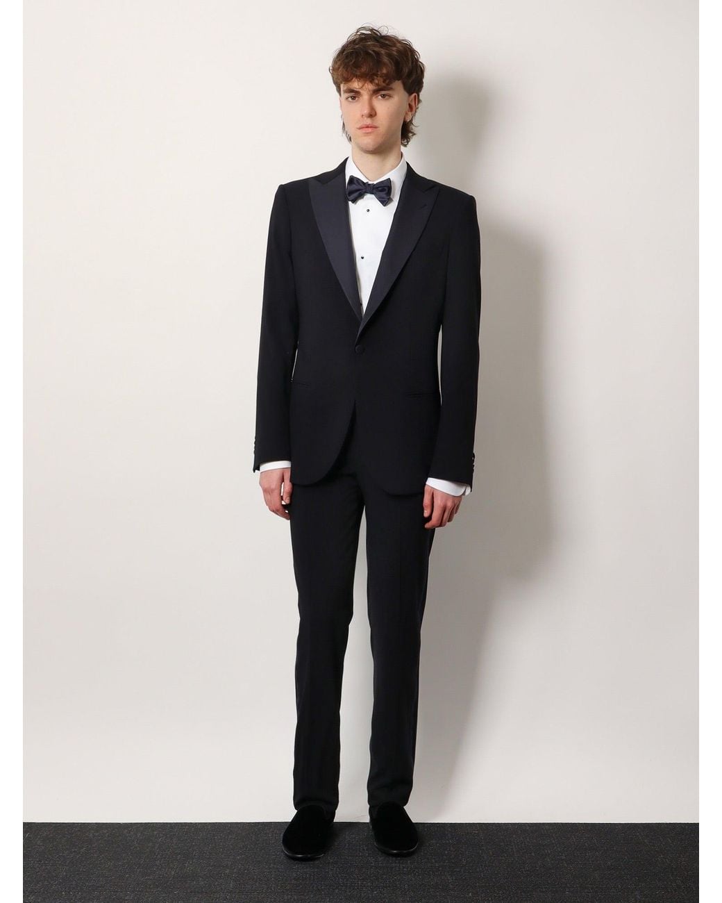 Giorgio Armani Blue Soho Wool Tuxedo for men