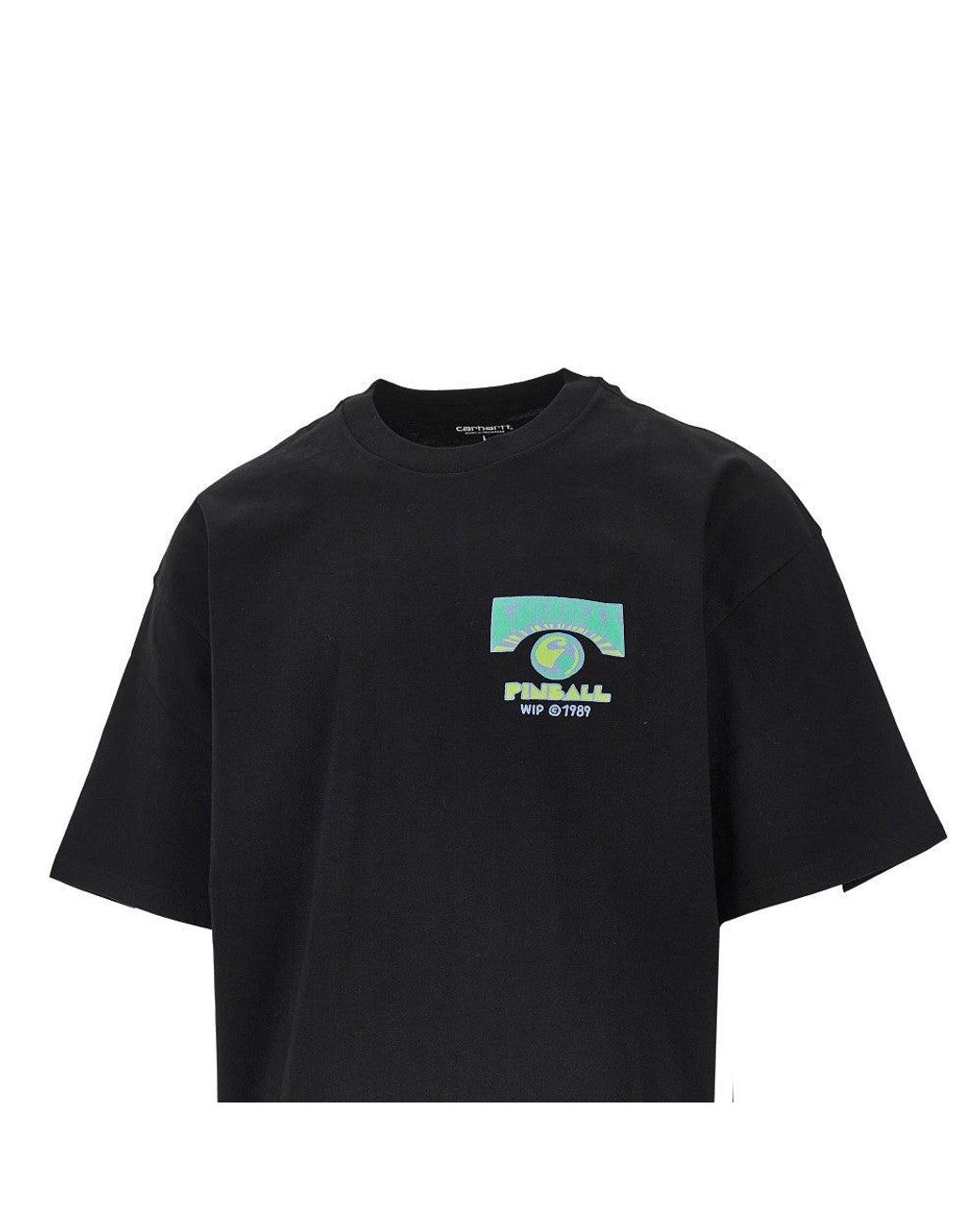 Carhartt Black 'Pinball' Print T-Shirt for men