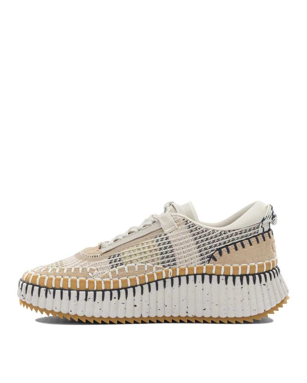 Chloé White "Nama" Sneakers