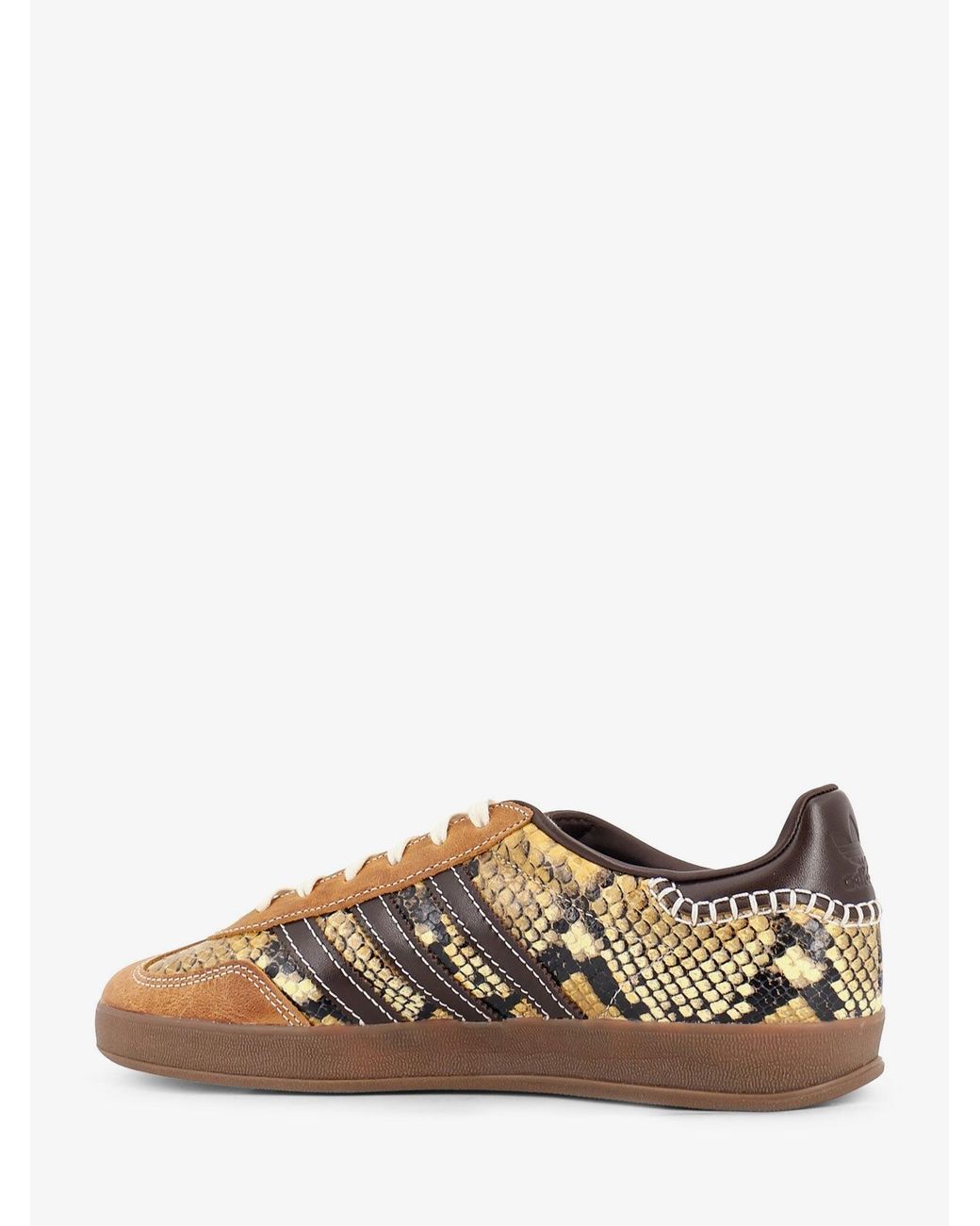 Adidas Brown Sneakers Gazelle Snake Leather