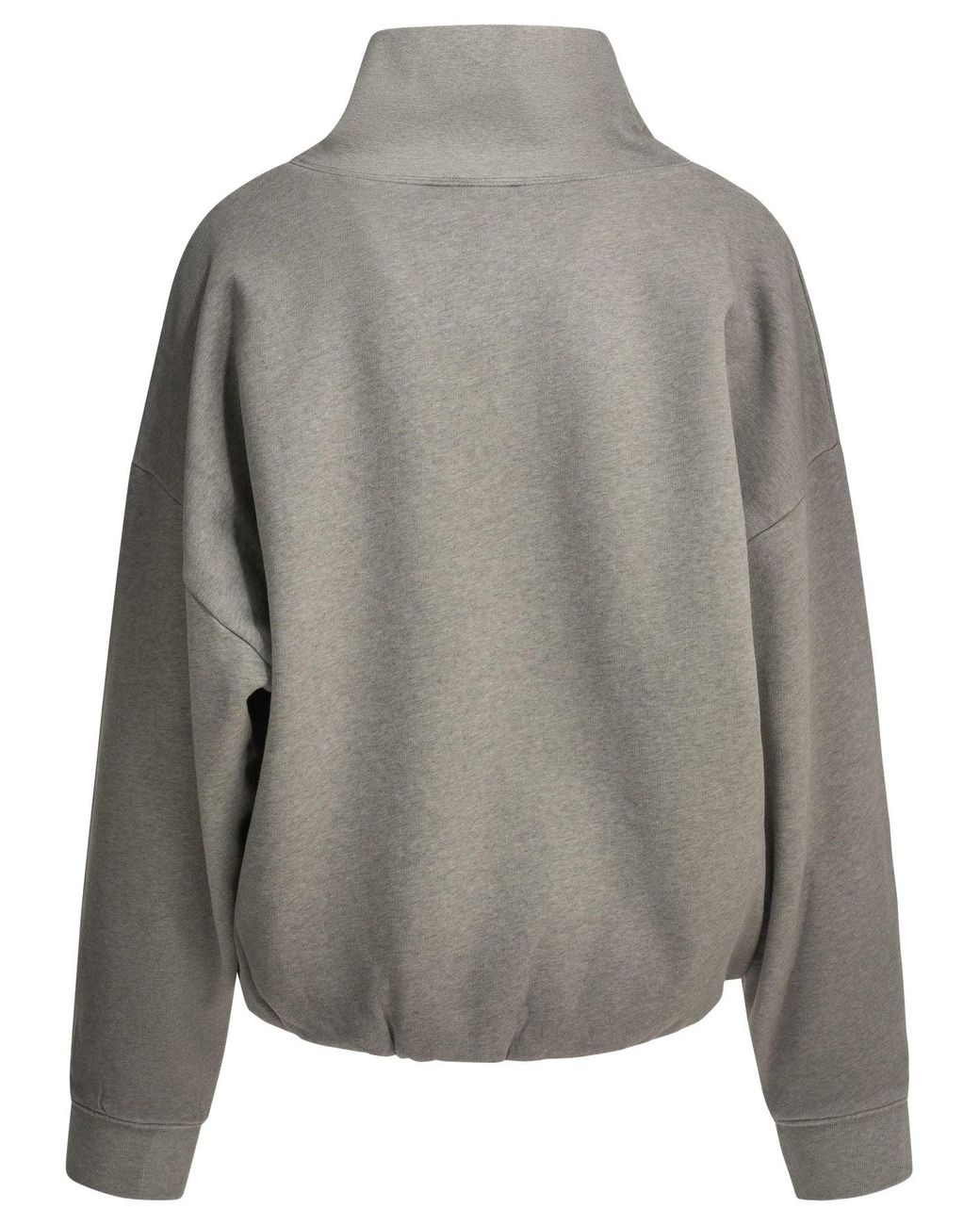 Acne Gray Organic Cotton Sweatshirt