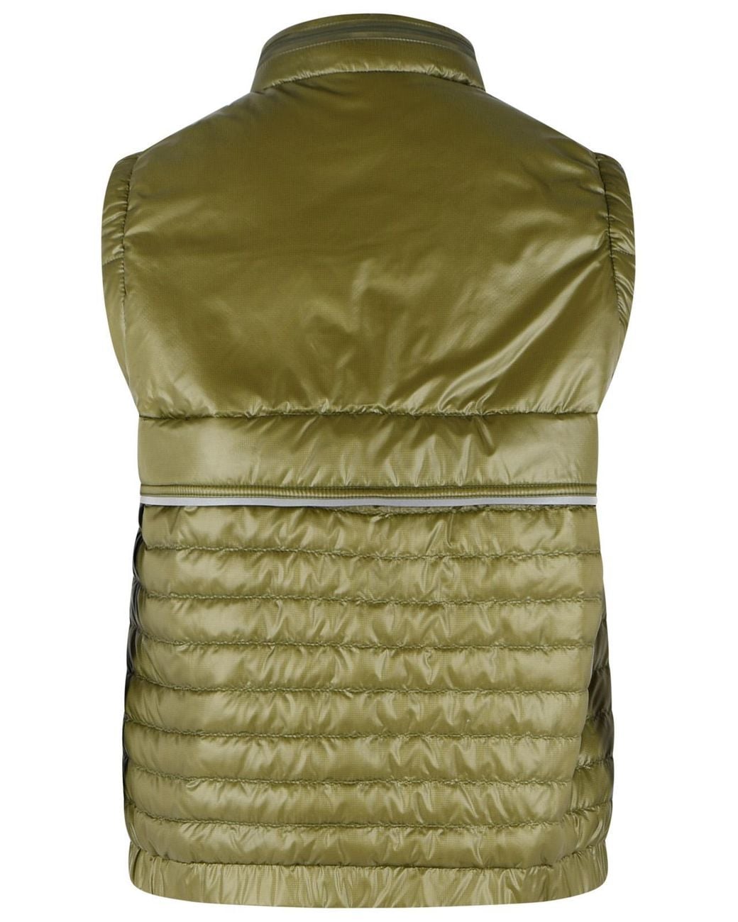 Moncler Green 'Gumiane' Padded Vest With Polyamide Hood
