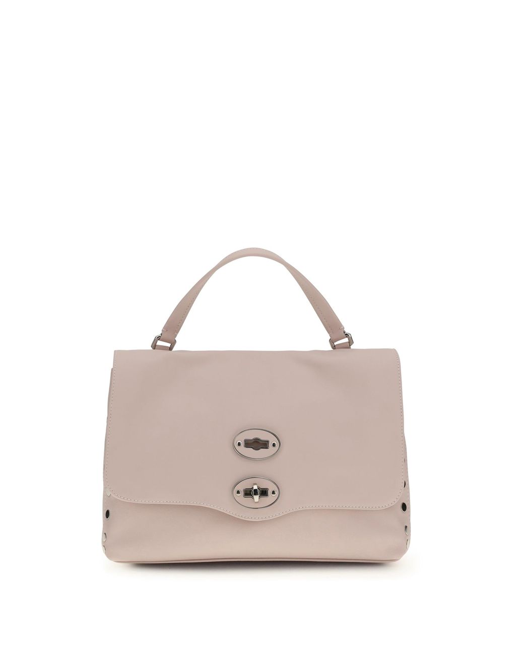 Zanellato Pink Postina Saeta Shoulder Bag Ostrica