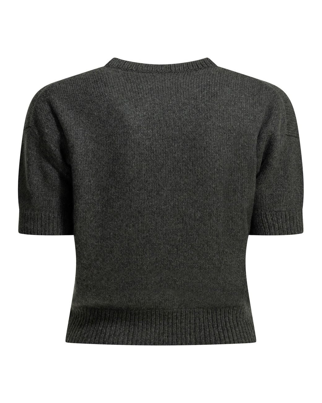 Khaite Black "Golden" Crew-Neck Sweater