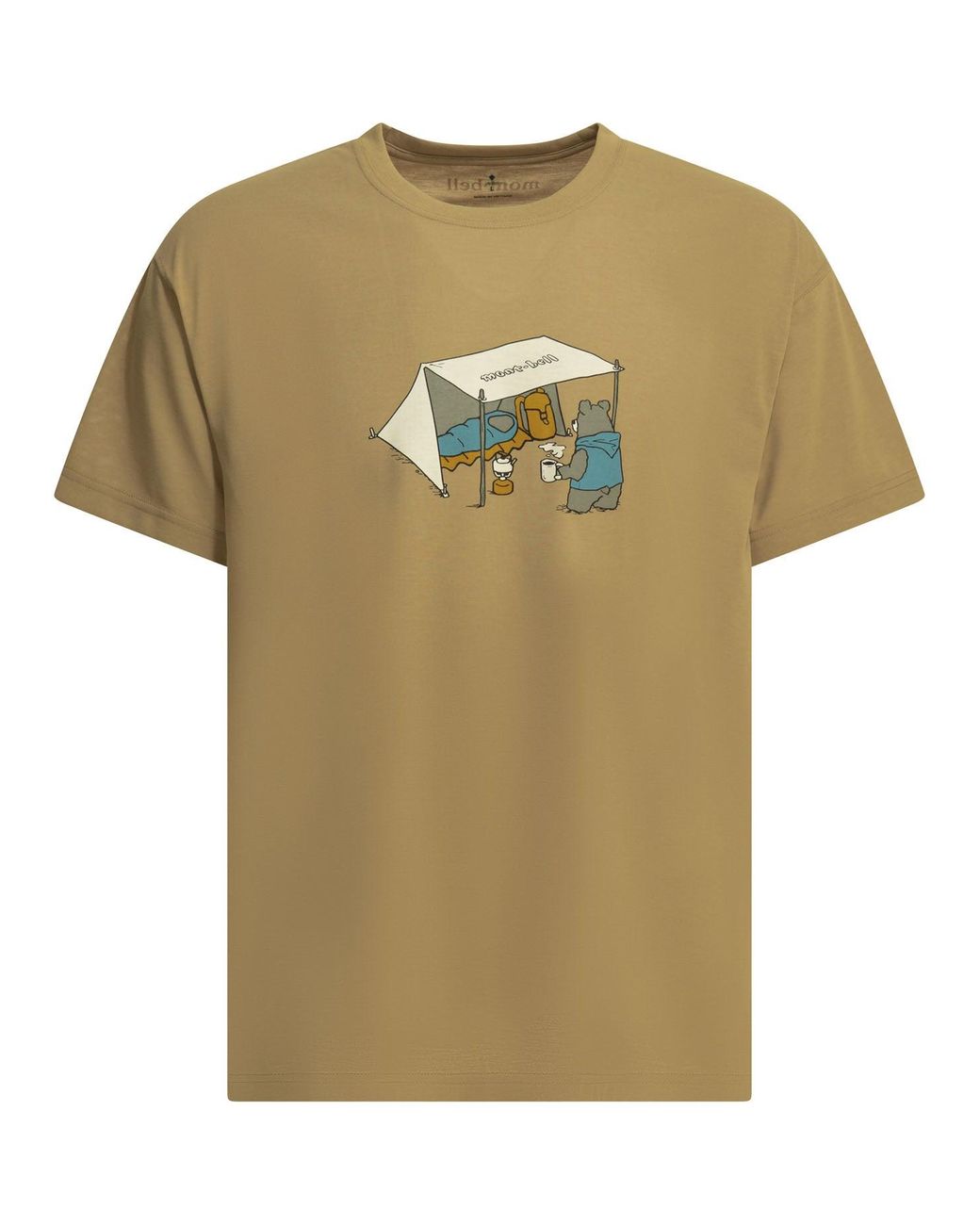 Montbell Green T-Shirts for men