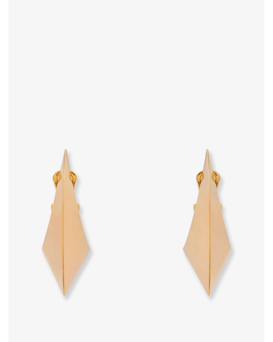 Alaïa White Brass Earrings