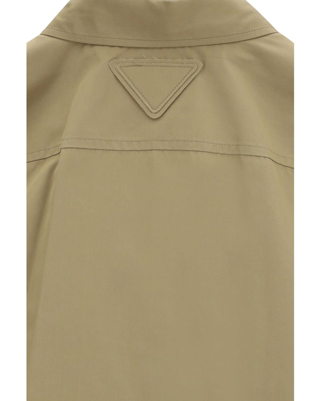 Prada Green Cotton Poplin Shirt