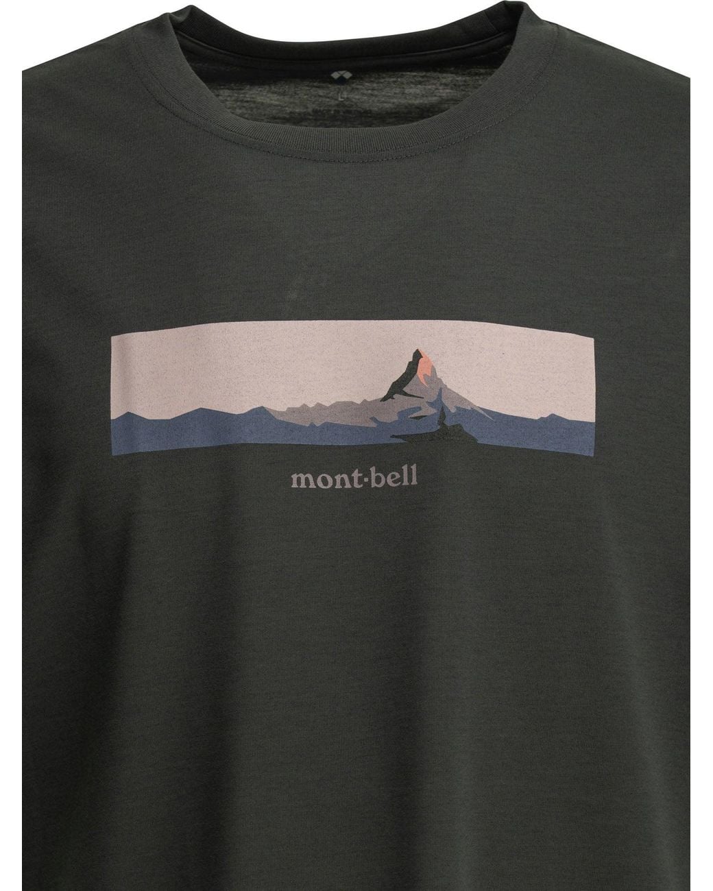 Montbell Green T-Shirts for men