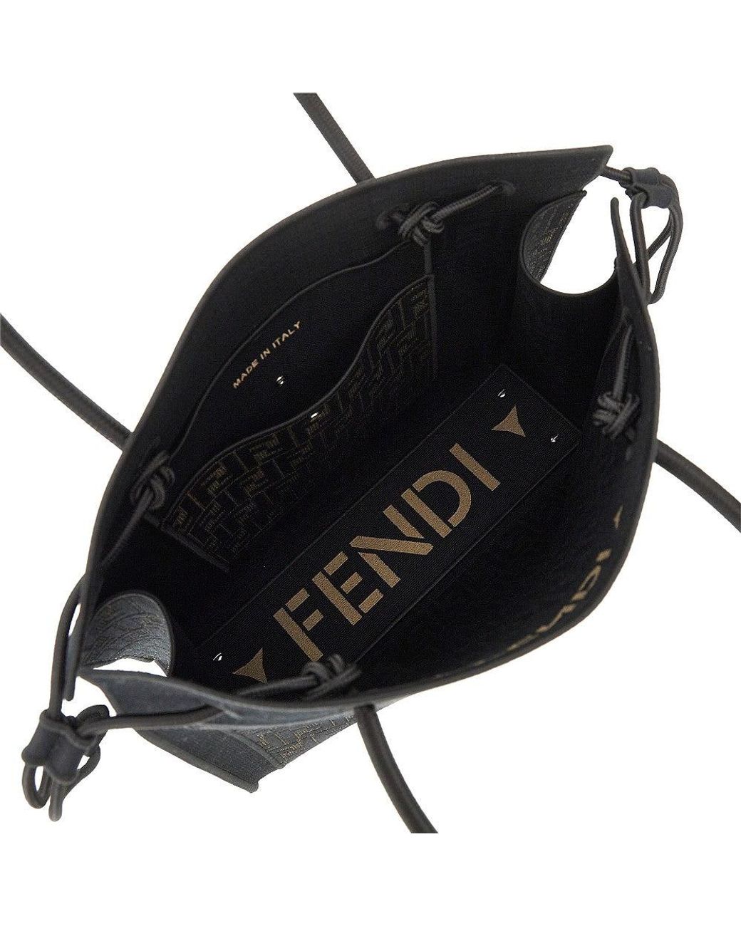 Fendi Black Large Magic' Shopping Bag