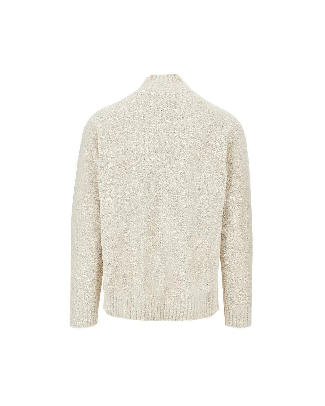 houdini White 'Lykan Crew' Sweater for men