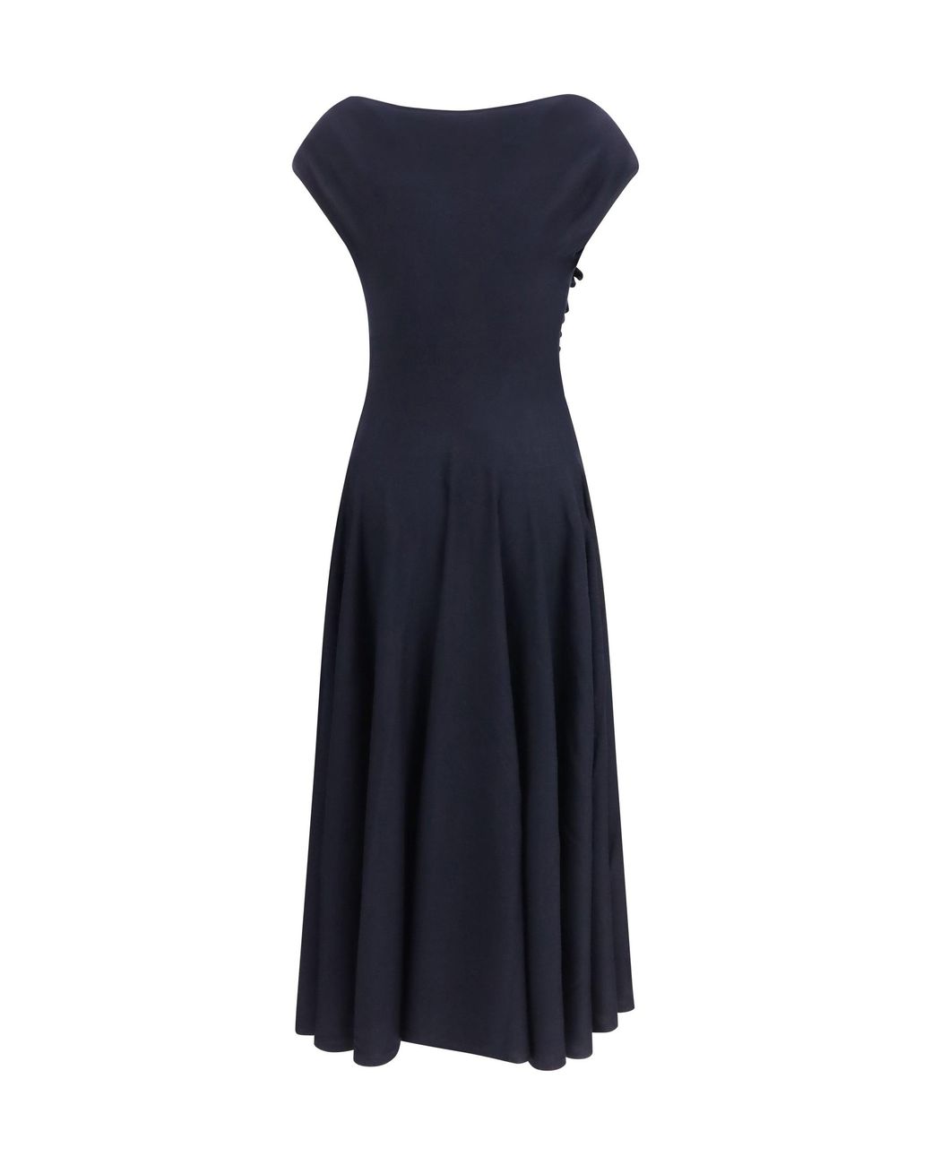 Alaïa Blue Alaã¯A Wool Shaping Dress