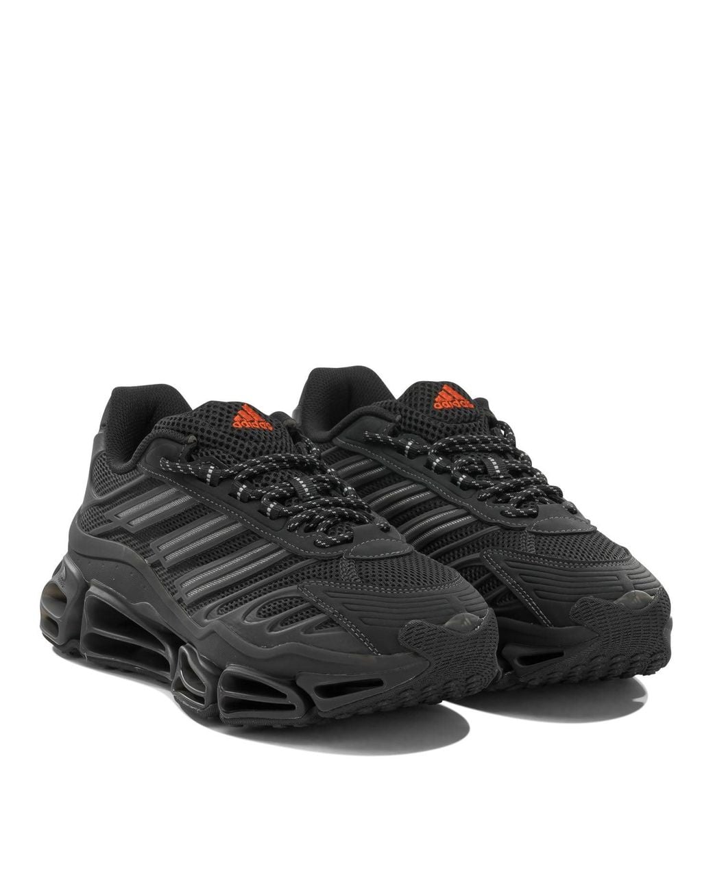 Adidas Originals Black Megaride Ag Fabric Rubber Sneakers for men