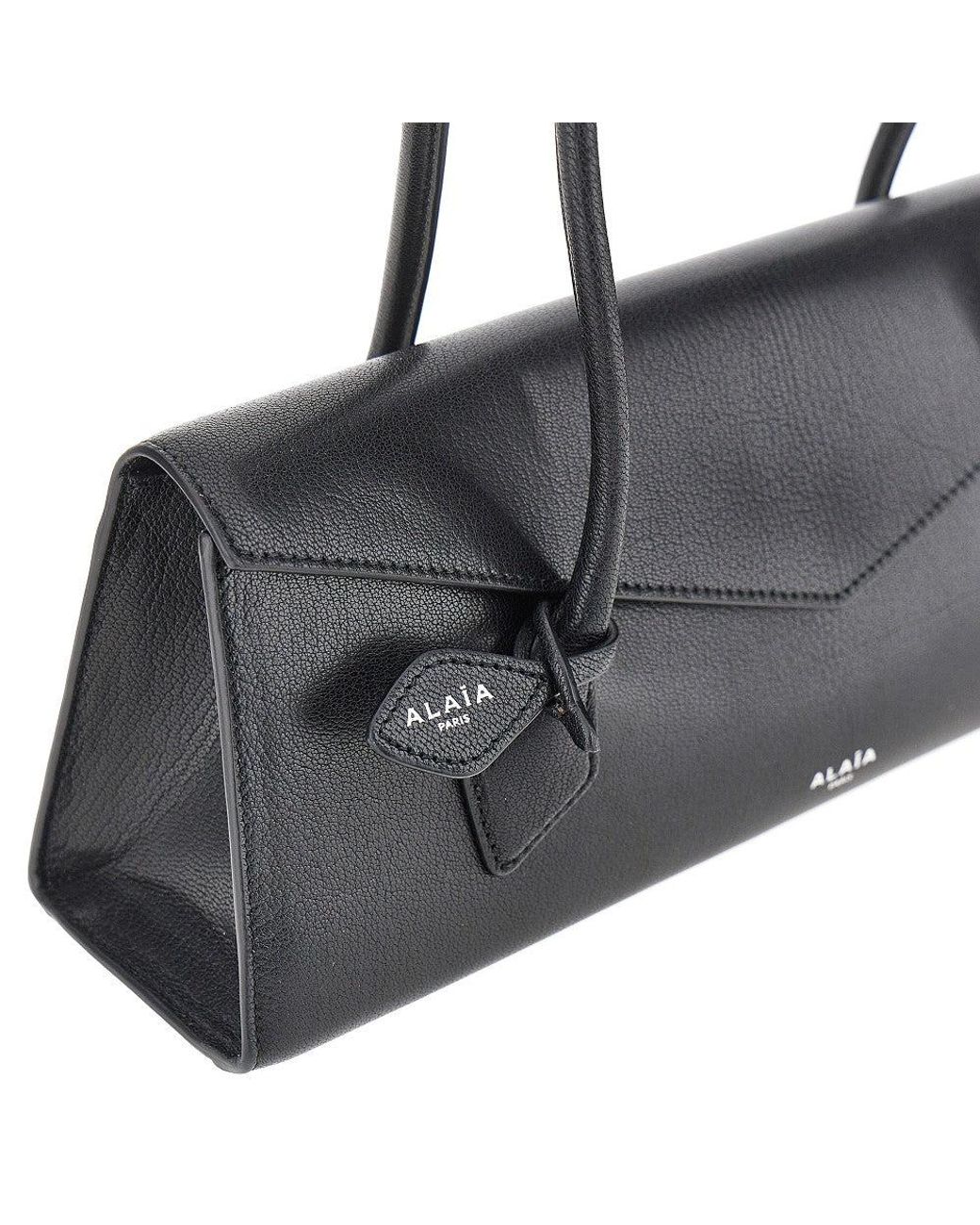Alaïa Blue Leather Medium 'Le Teckel Flap' Bag
