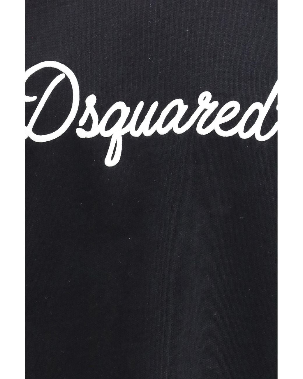 DSquared² Blue Cotton Crewneck Sweatshirt With Logo for men
