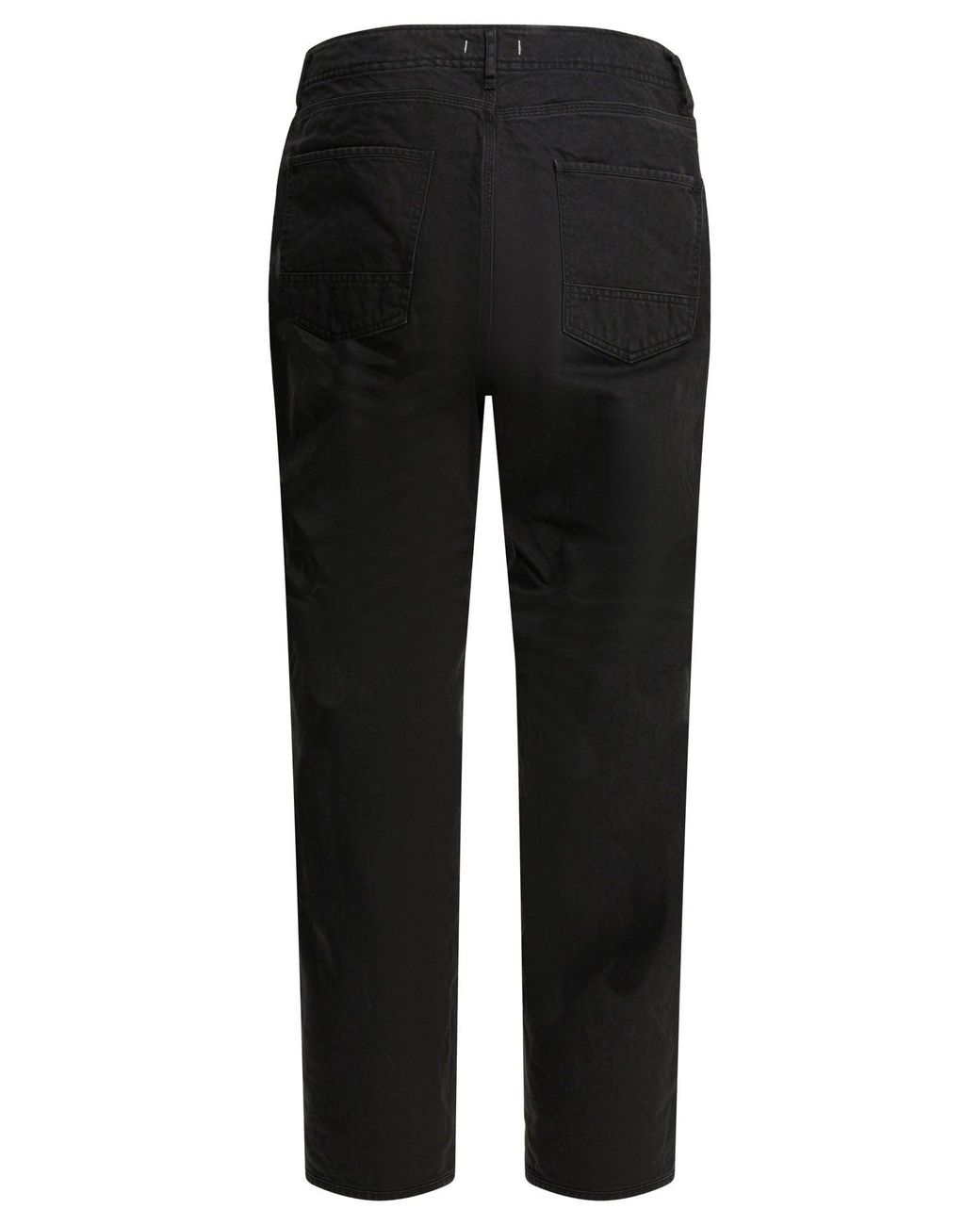 Nonnative Black Cotton Work Pants for men