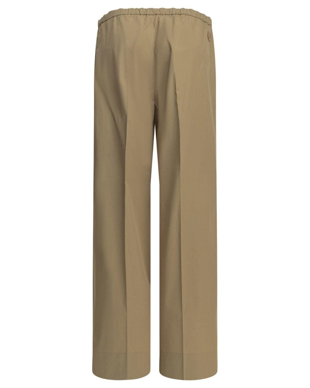 Moncler Natural Casual Cotton Pants
