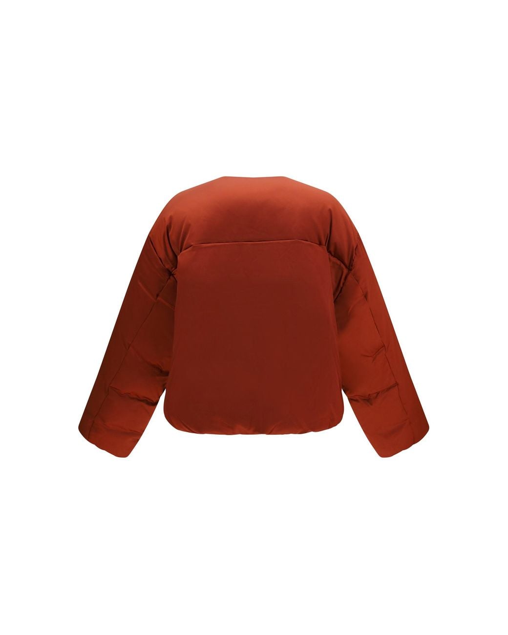 Entire studios Red Pod Puffer Rust Jacket