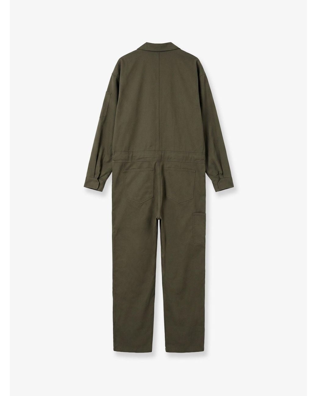 Frankie Shop Green Jumpsuit Ardea Cotton