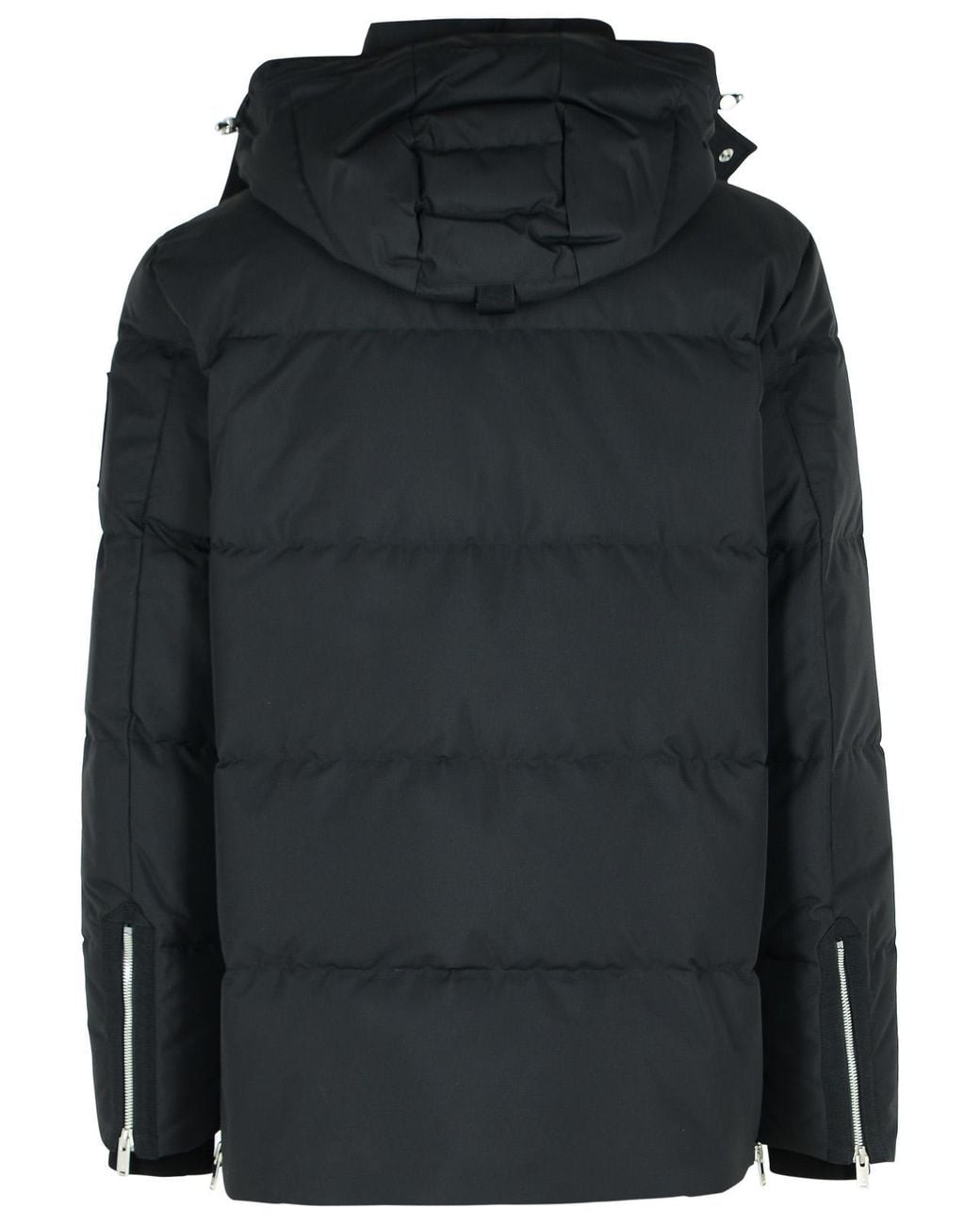 Moose Knuckles Black Cloud 3Q' Nylon Down Jacket for men