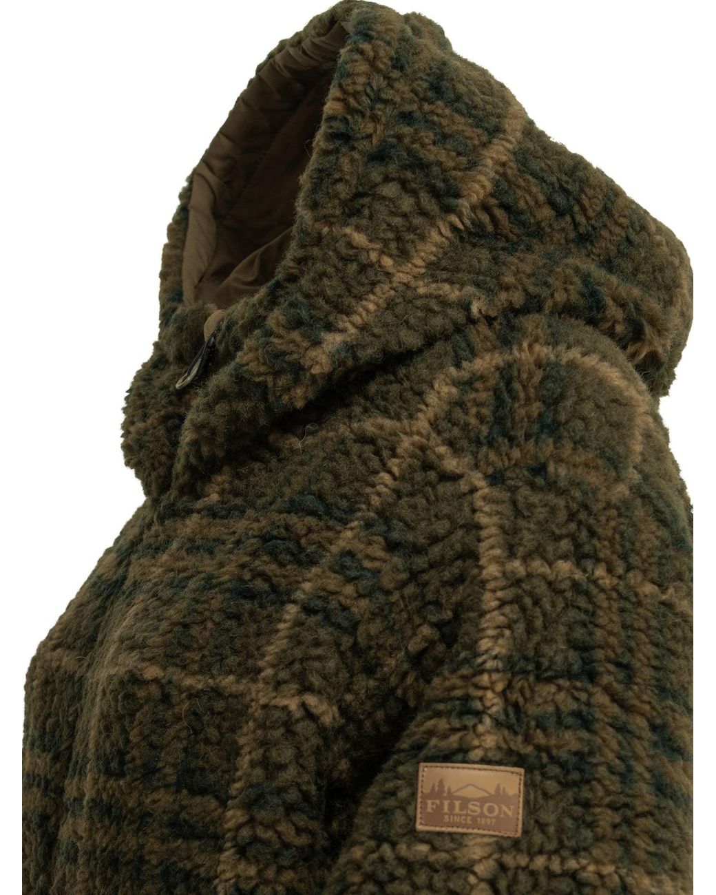 Filson Green "Wooly Fleece" Long Coat
