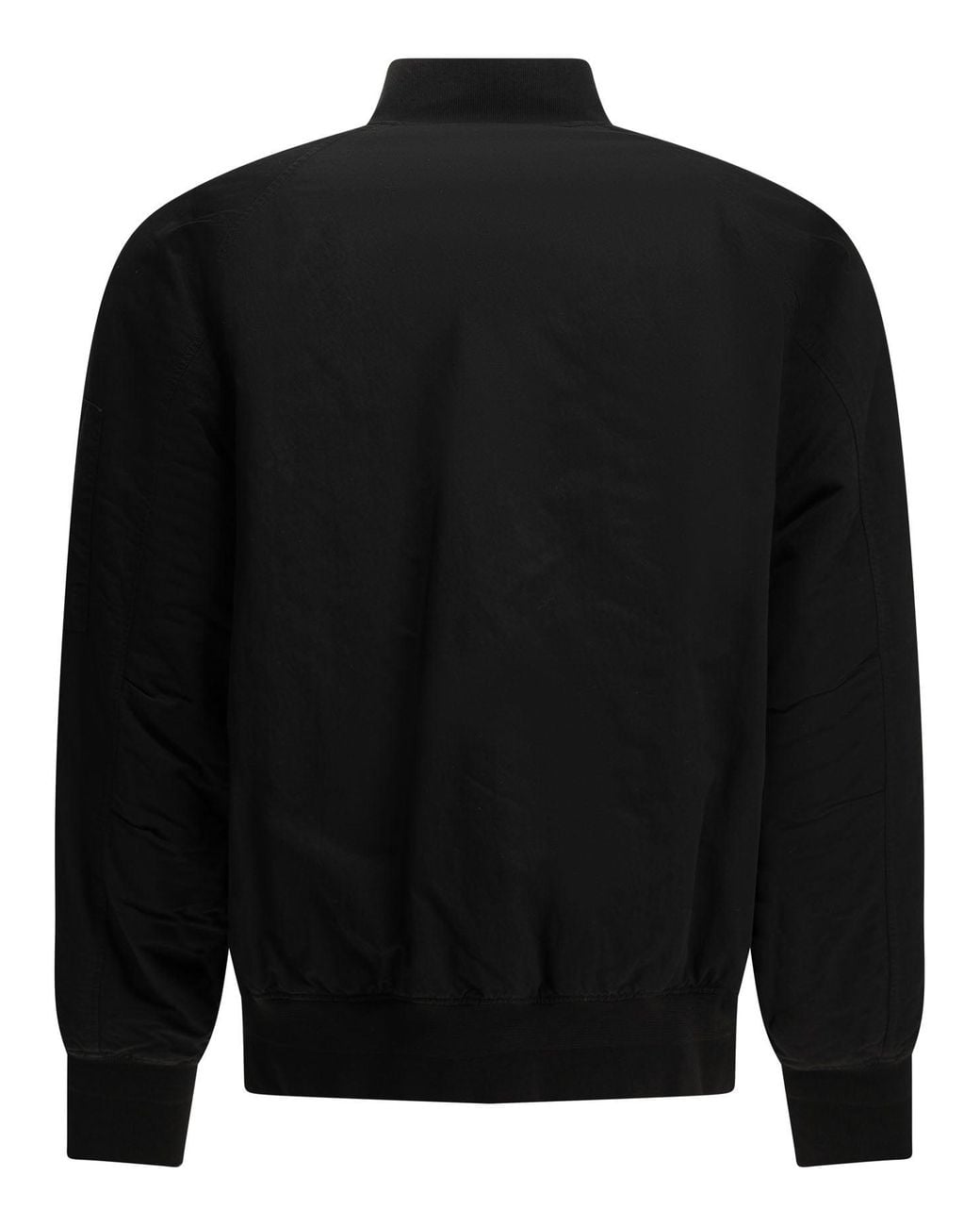 C P Company Black "T-Flatt Lens" Bomber Jacket for men
