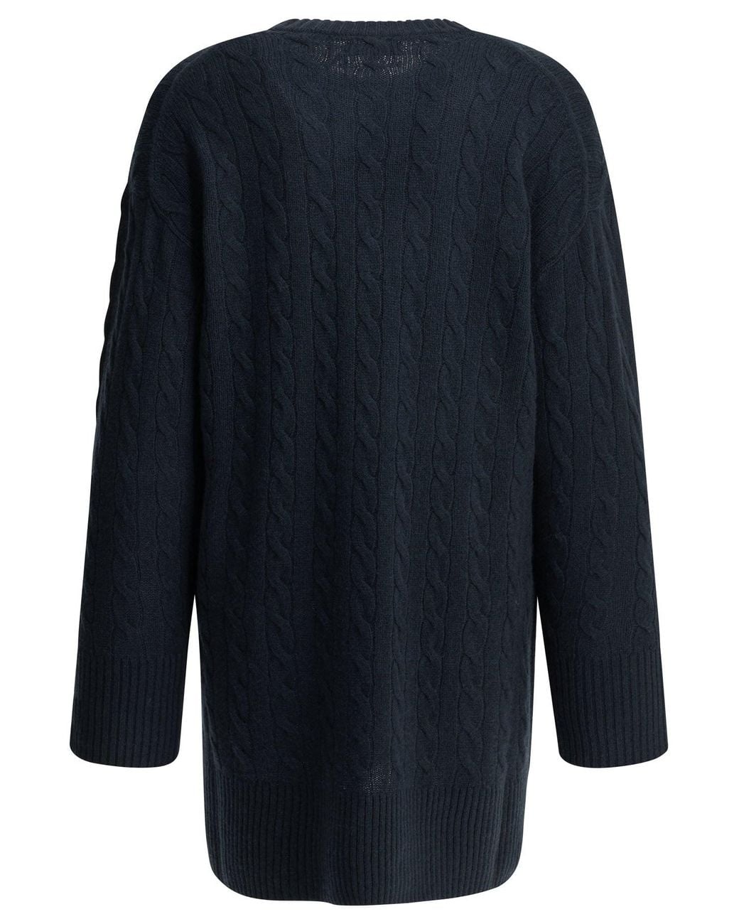 Polo Ralph Lauren Blue Short Knit Dress With Logo