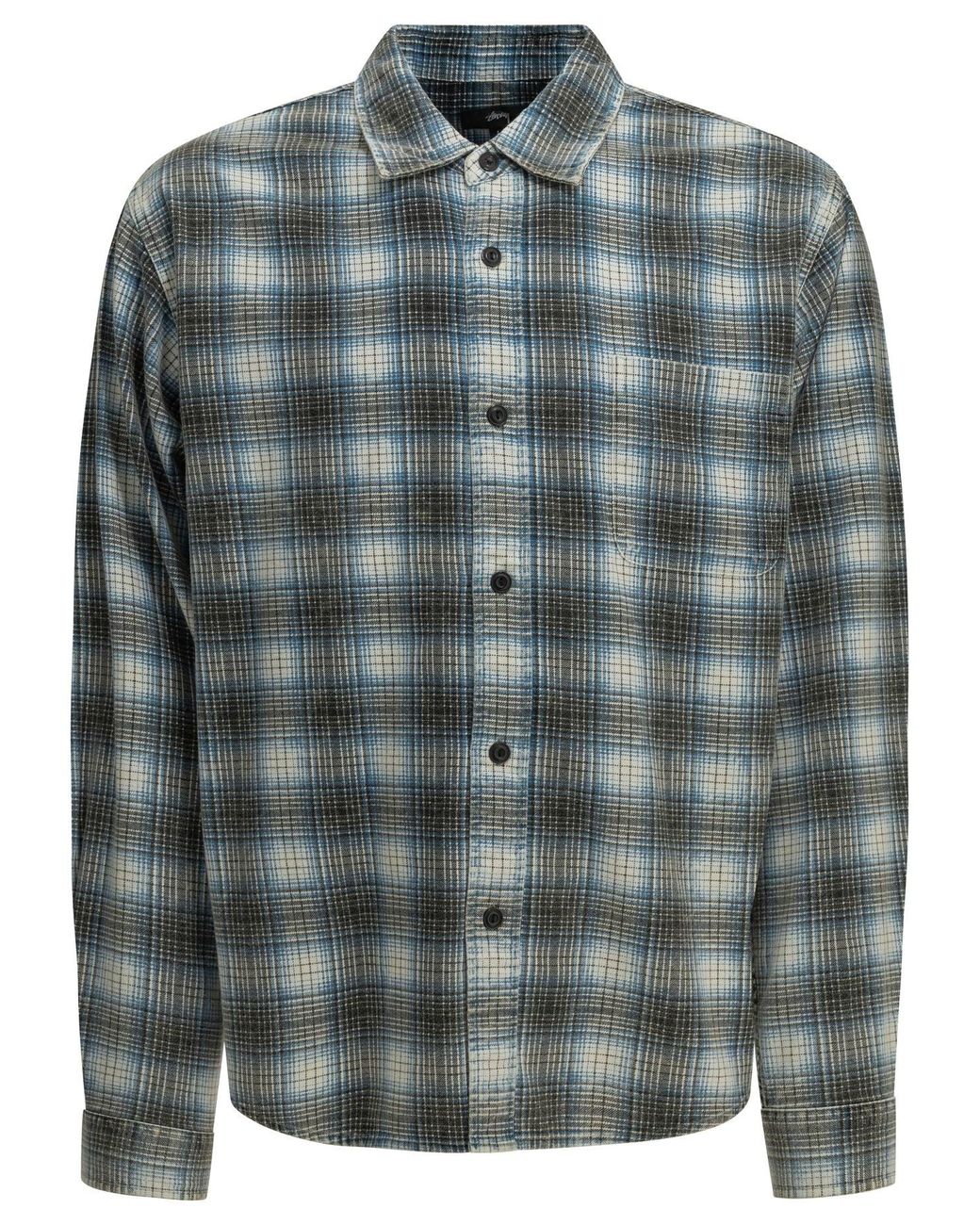 Stussy Gray Cotton Shirt for men