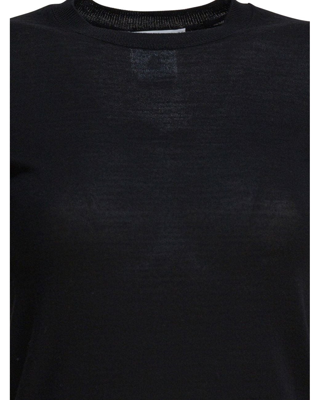 Max Mara Black Basic Wool Sweater
