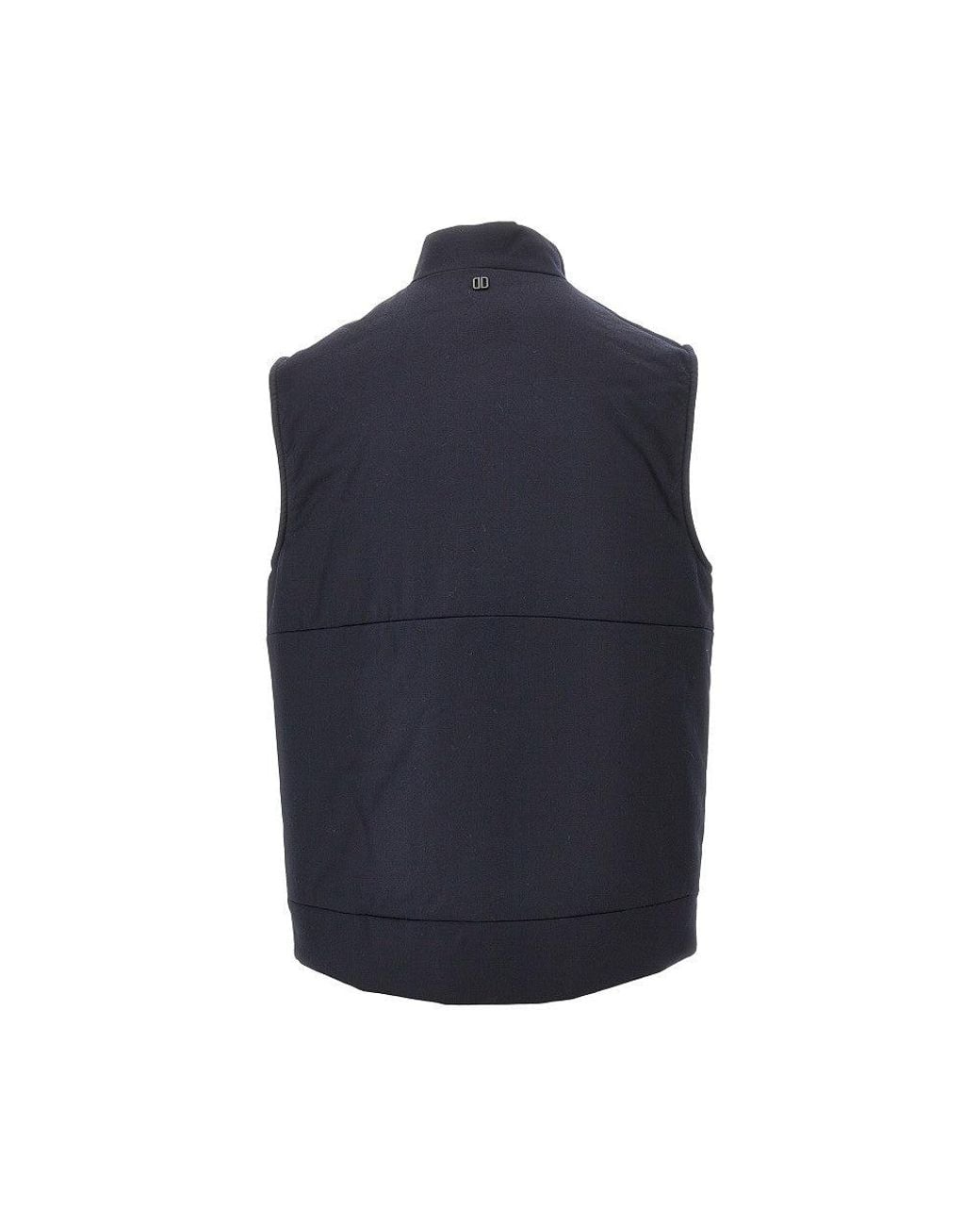 DUNO Blue 'Arlo' Padded Wool Vest for men