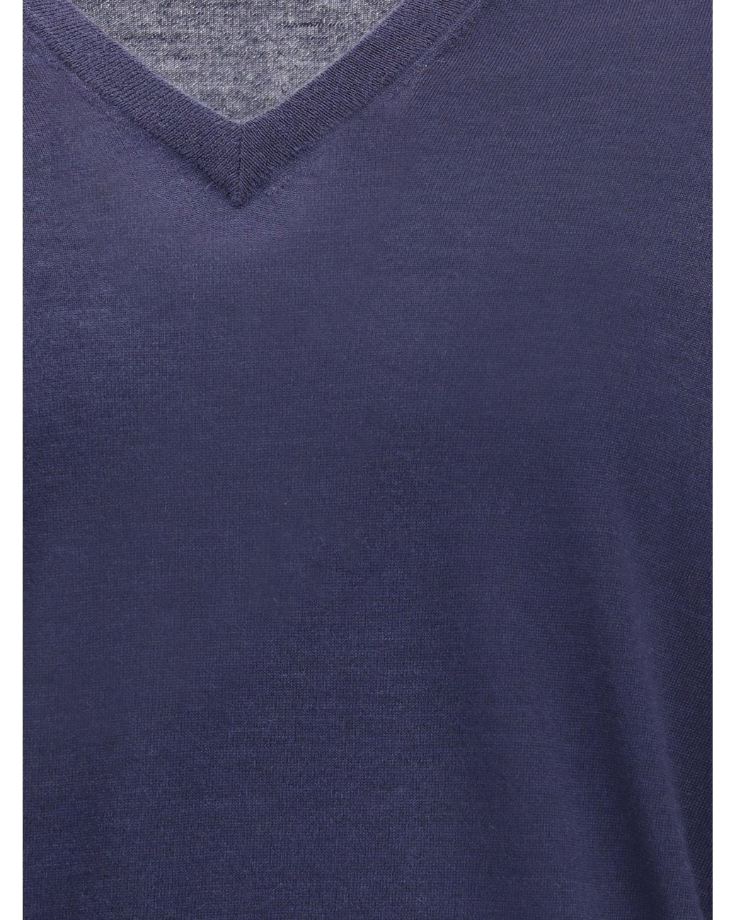Brunello Cucinelli Blue Knitwear for men